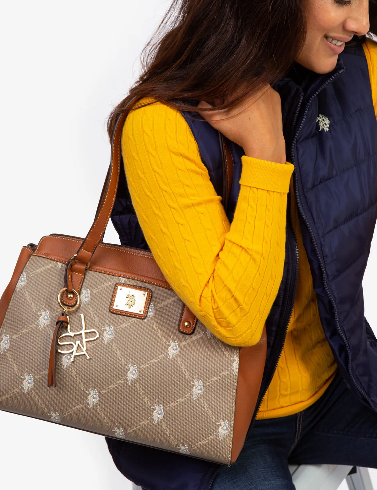 SIGNATURE SATCHEL BAG