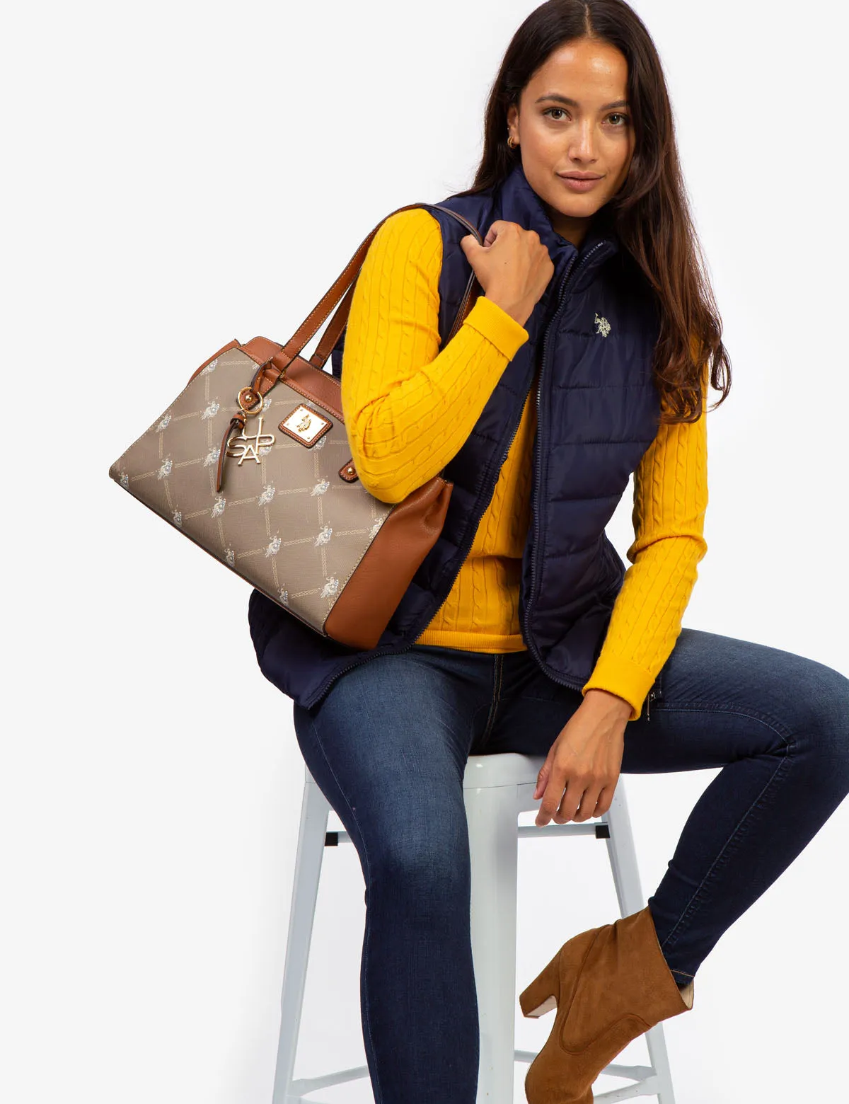 SIGNATURE SATCHEL BAG