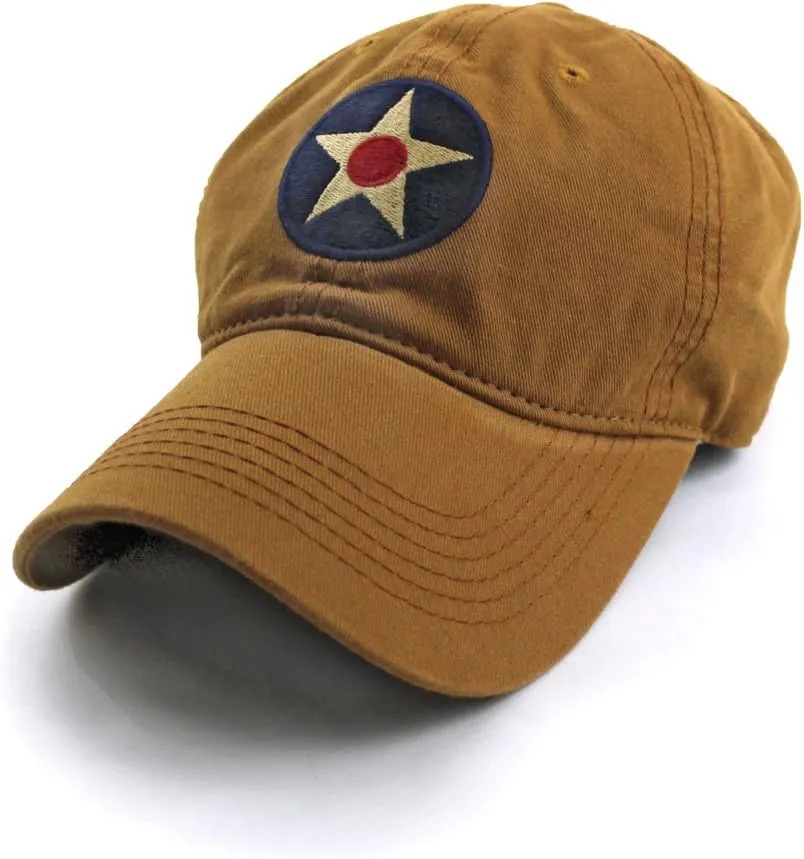 State Legacy Revival U.S. Army Air Corps Insignia Ballcap, British Khaki