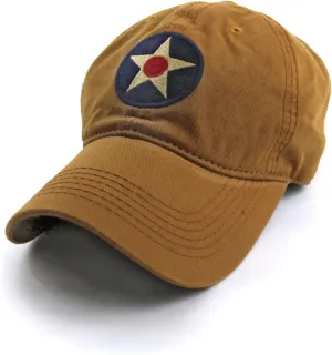 State Legacy Revival U.S. Army Air Corps Insignia Ballcap, British Khaki