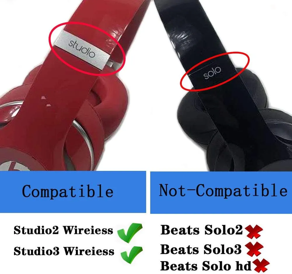 Studio 3 Headband Replacement Parts Accessories Studio 2 Headband Repair Kit Compatible with Studio 3.0 / Studio 2.0 Wireless Top Headband