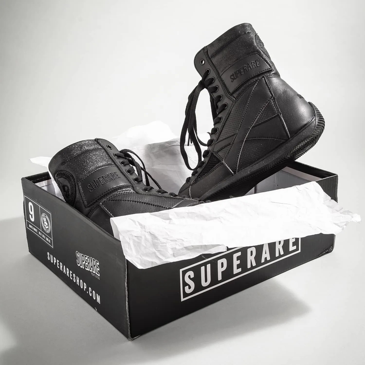 Superare Boxing Shoes – MMA Kick Boxing Pro Fighting Boots and Training Workout Shoes for Men and Women