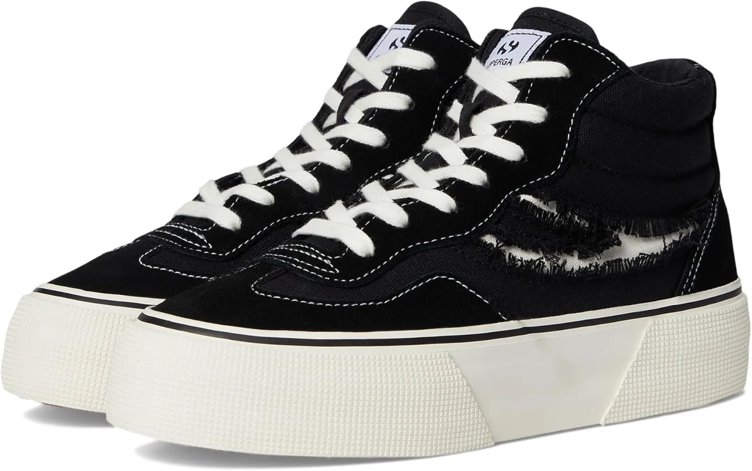 Superga Unisex-Adult 3141 Revolley Mid Ripped Swallow Tail Sneaker
