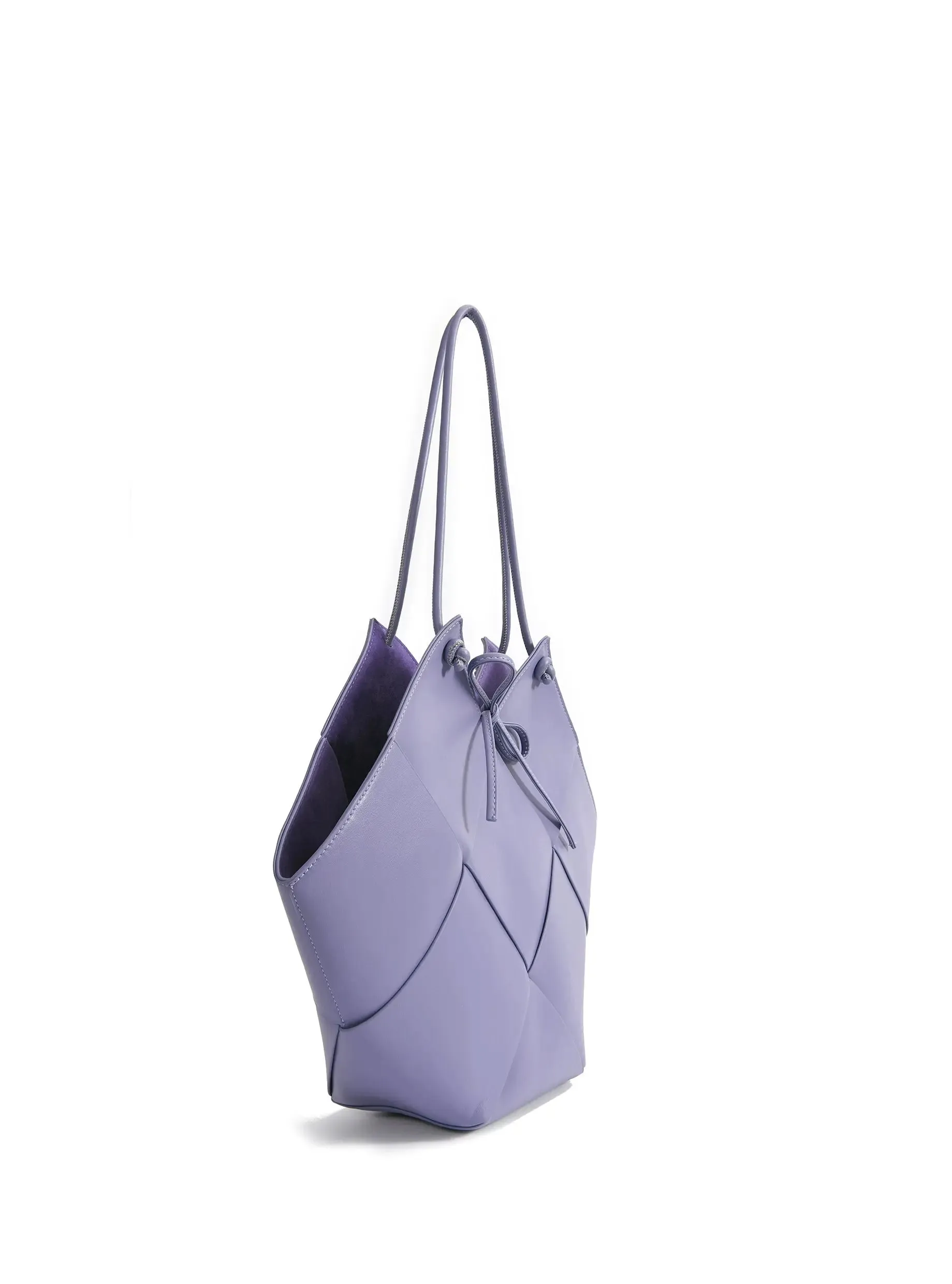 Taylor Contexture Leather Bag, Taro Purple by Bob Oré