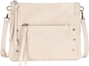 The Savannah Crossbody Shoulder Bag | Vegan leather Shoulder Bag with removable crossbody strap |11"x 1.5"x8.5"|
