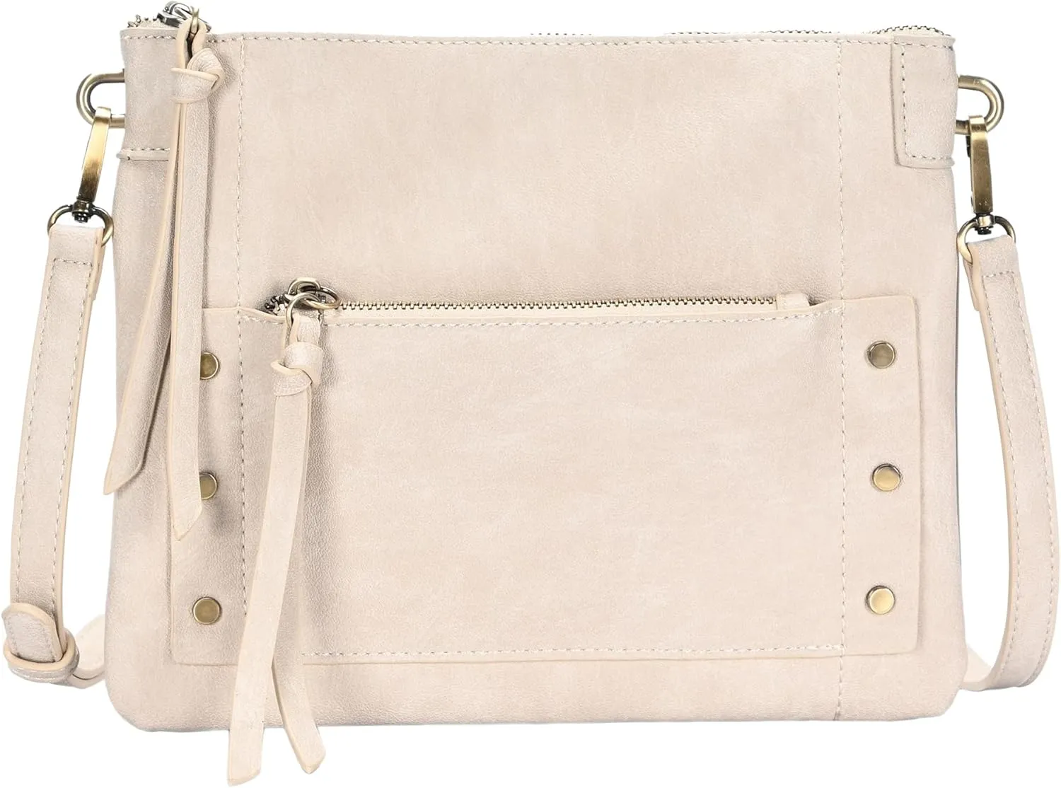 The Savannah Crossbody Shoulder Bag | Vegan leather Shoulder Bag with removable crossbody strap |11"x 1.5"x8.5"|