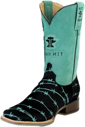 Tin Haul Western Boots Womens Barbwire Belle Black 14-021-0007-0111 BL