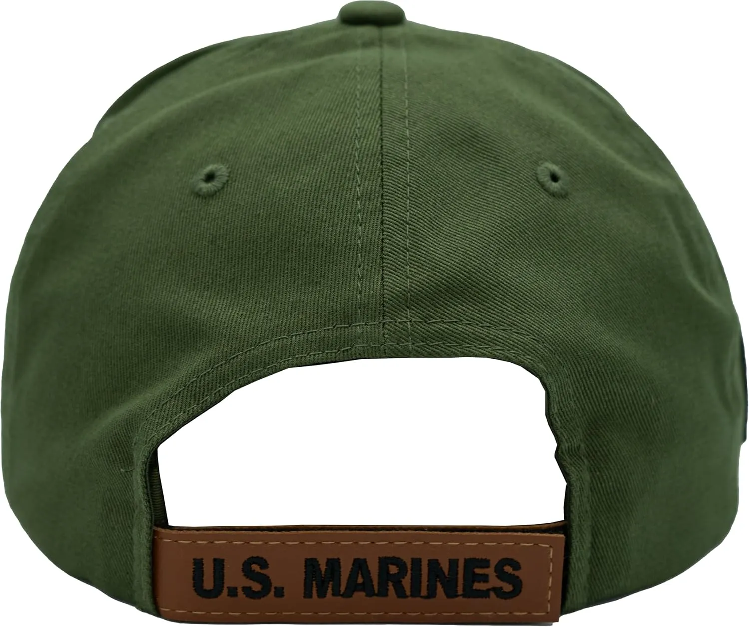 US Marine Corps Patch Hat for Men USMC Hat, Official Licensed Marines PU Leather Embroidered Veteran Cap