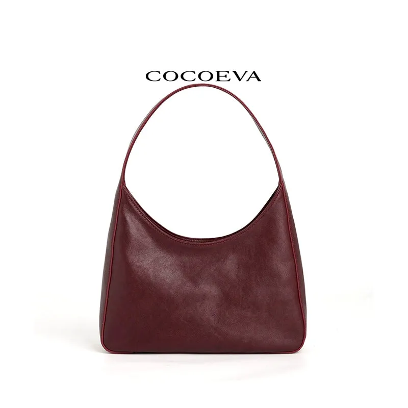 Vegetable-Tanned Cowhide Shoulder Bag