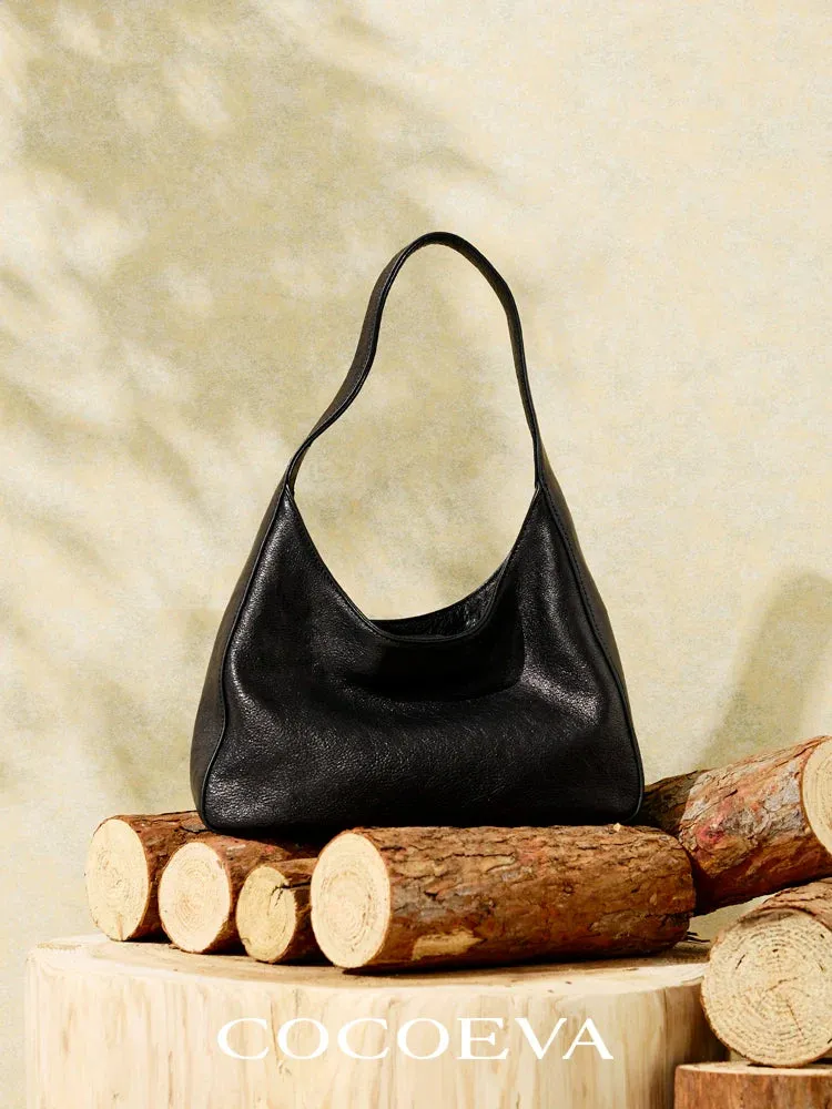 Vegetable-Tanned Cowhide Shoulder Bag