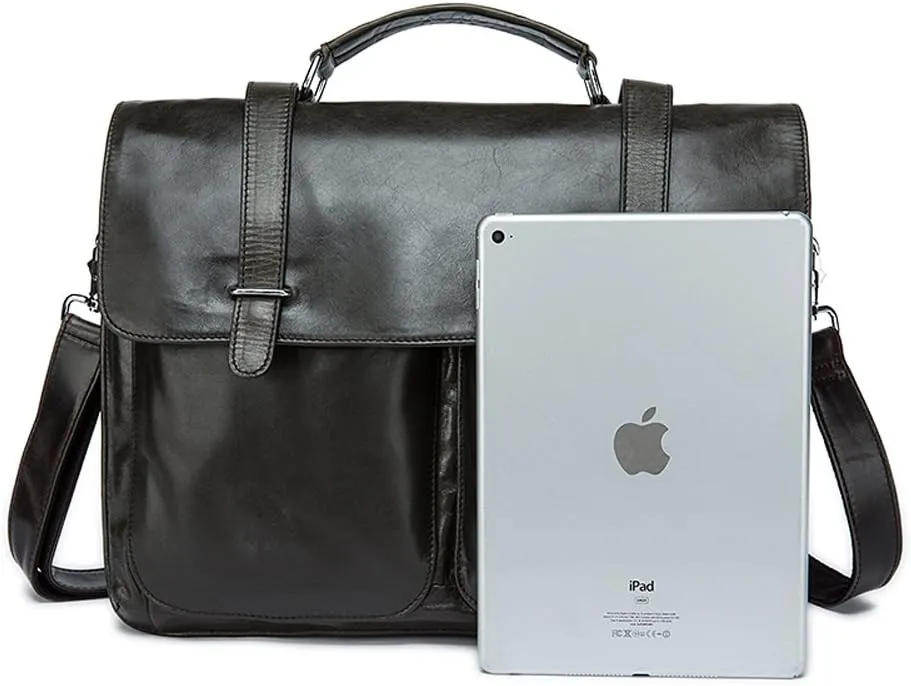 Vintage Calfskin Leather Laptop/briefcase