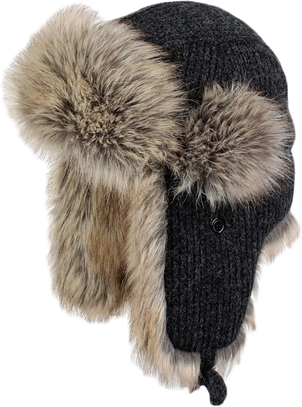 Winter Hats, Hat Winter Hats Faux Fur Warme Hats Trooper Trapper Hat Aviator Caps with Ear Flap