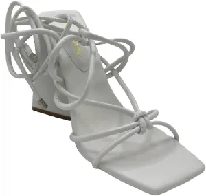 Women Chunky Heel Strappy Sandals Lace up