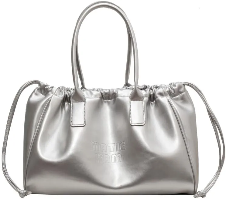 Women Soft PU Leather Shoulder Bag Vintage Slouchy Handbag Y2k Purse Leather Shoulder Bag for Women