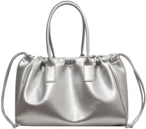 Women Soft PU Leather Shoulder Bag Vintage Slouchy Handbag Y2k Purse Leather Shoulder Bag for Women