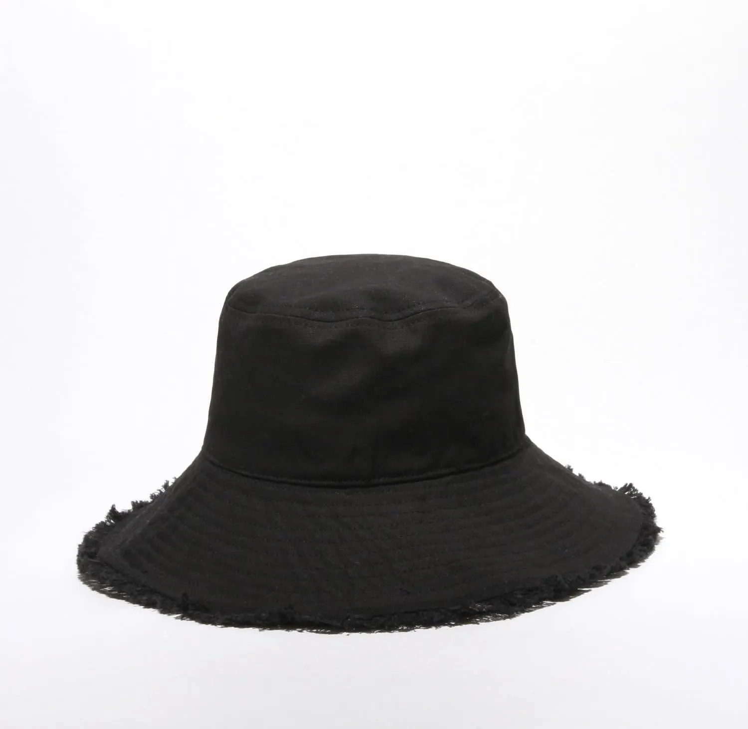 Women's Castaway Canvas Bucket Sun Hat with Fringe, Rated UPF 50  for Max Sun Protection