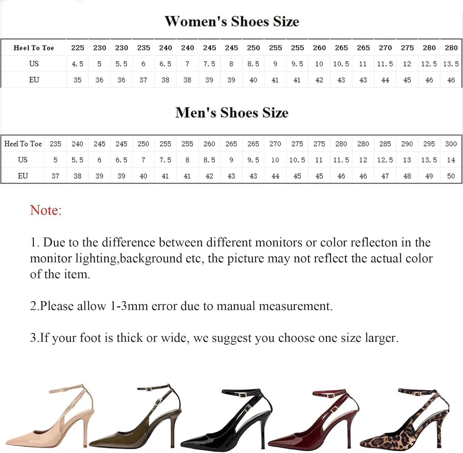 Women's Slingback High Heels Sexy Pointed Toe Ankle Strap Stiletto Heels Patent Pumps with Buckle Party Dress Shoes