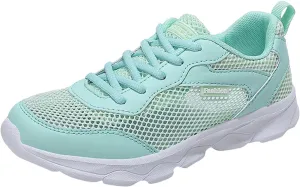 Women's Summer Fashion Mesh Perforated Breathable Sports Shoes Non Slip Casual Comfortable Classic Nylon Sneaker Womens