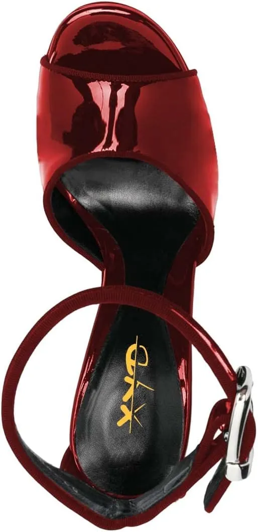 XYD Women Open Toe Platform Sandals High Chunky Block Heel Buckled Ankle Strap Pumps Sexy Nightclub Party Shoes