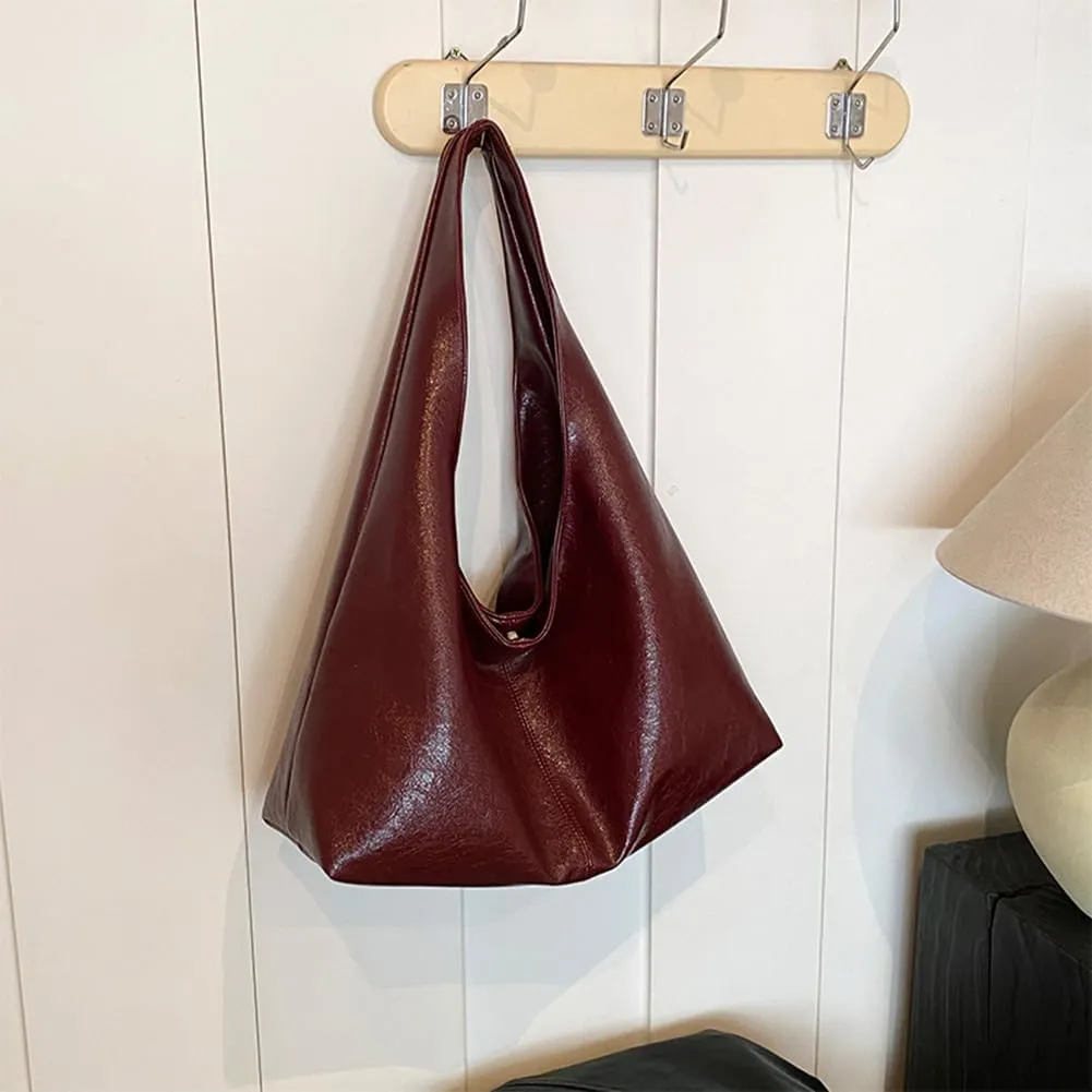 YFGBCX Tote Bags for Women Soft Vegan Leather Shoulder Slouchy Handbag Crossbody Bags Purse