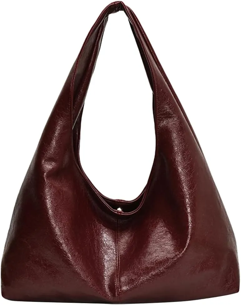 YFGBCX Tote Bags for Women Soft Vegan Leather Shoulder Slouchy Handbag Crossbody Bags Purse